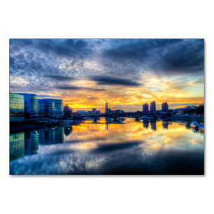London Cityscape Table Number