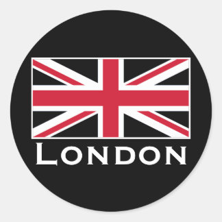 London Classic Round Sticker