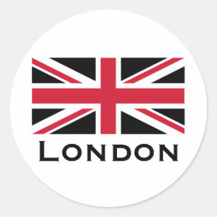 London Classic Round Sticker