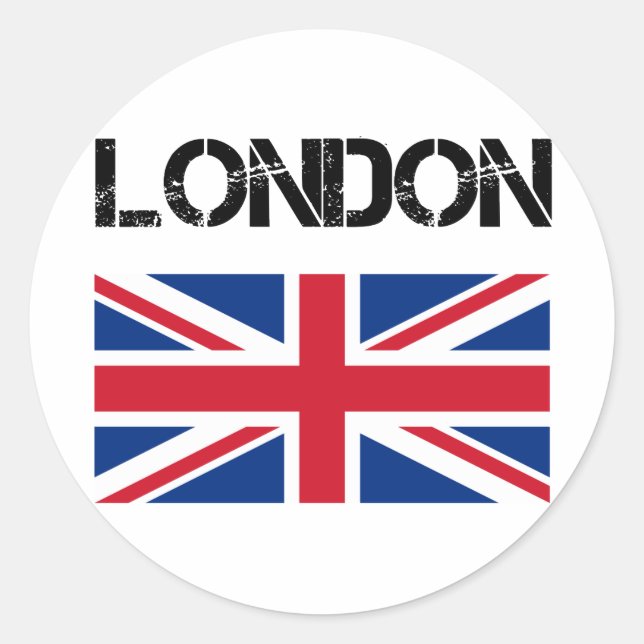 London Classic Round Sticker (Front)