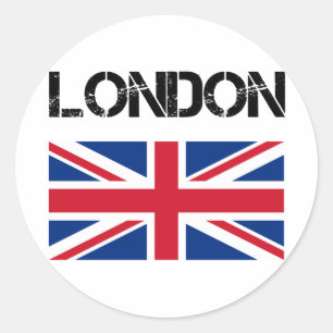London Classic Round Sticker