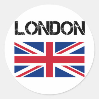 London Classic Round Sticker