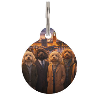 London Cockapoo Dog Tag British Cockapoo Pet ID