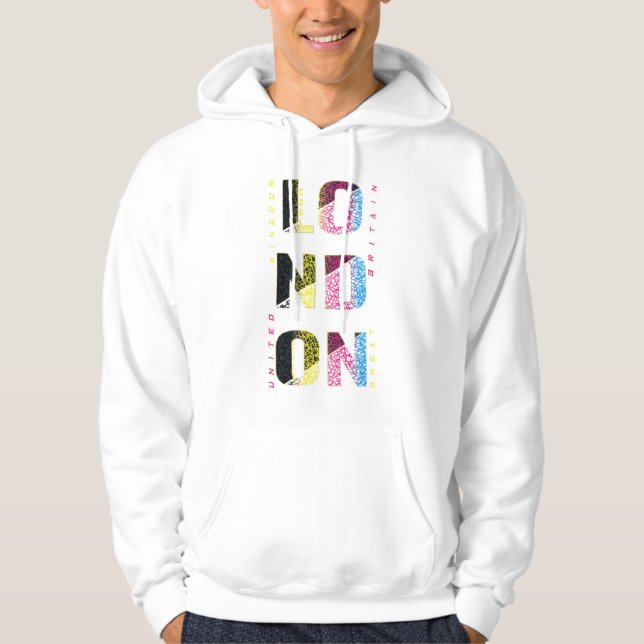 London Con cortes Hoodie (Front)