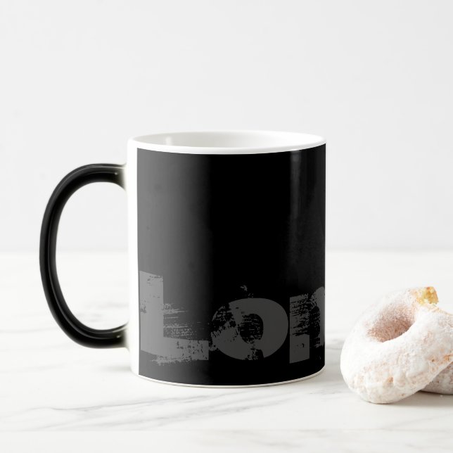London - Cool Urban Style Coffee Mug (With Donut)