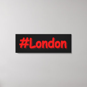"#London" Cute Design. Buy Now Canvas Print