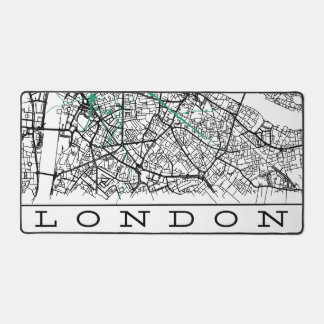 London Desk Pad Mapped