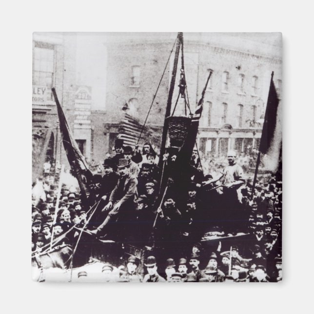 London Dock Strike, 1889 2 Magnet (Front)