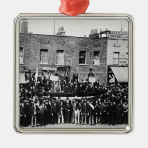 London Dock Strike, 1889 Metal Tree Decoration