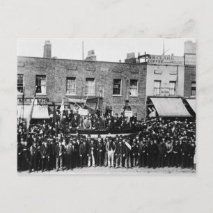 London Dock Strike, 1889 Postcard