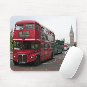 London Double-decker Bus Mouse Mat