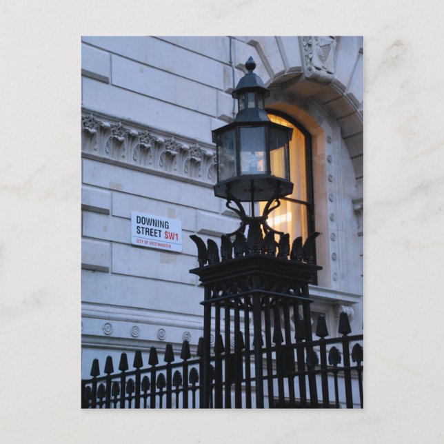 London - Downing Street Postcard (Front)
