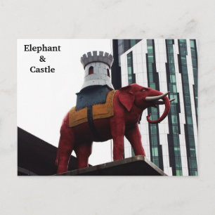 London Elephant & Castle Postcard