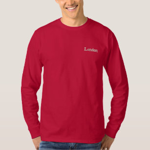 London Embroidered Long Sleeve T-Shirt