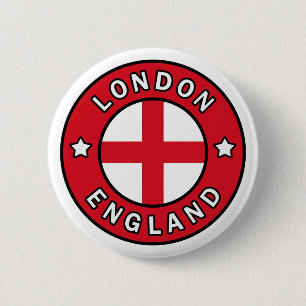 London England 6 Cm Round Badge