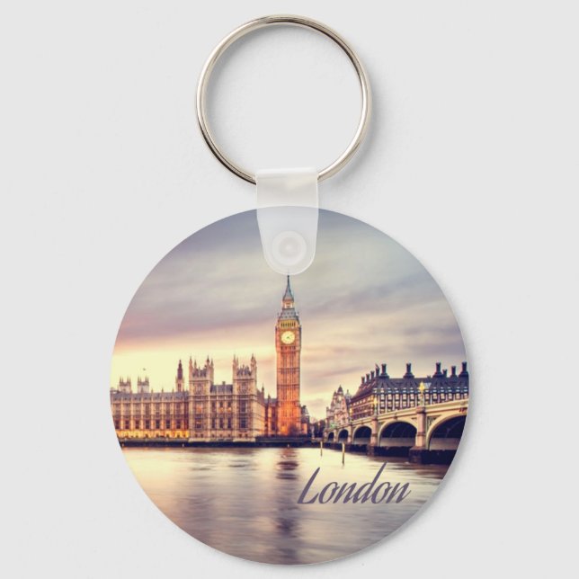 London England Big Ben Key Ring (Front)