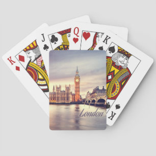 London England Big Ben Playing Cards