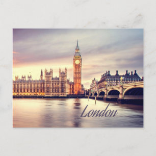 London England Big Ben Postcard