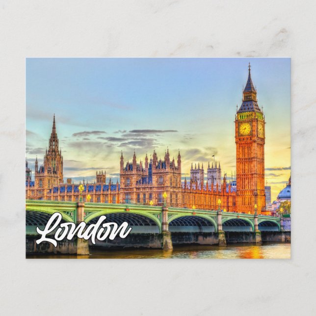 London, England | Big Ben Postcard (Front)