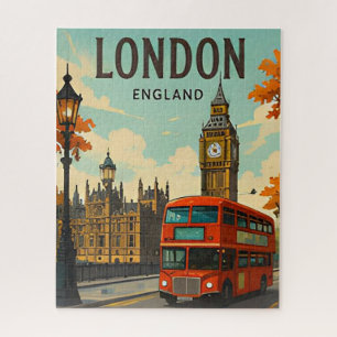 London England Big Ben Thames Cityscape Jigsaw Puzzle