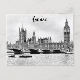 London England Big Ben Westminster Travel Postcard