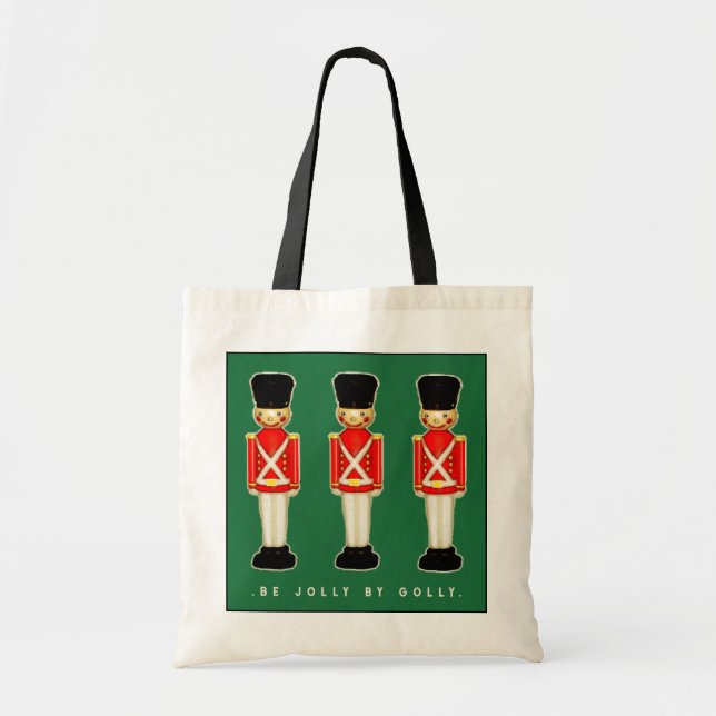 London England Christmas Vintage Tote Bag (Front)