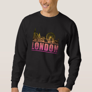 London England City Skyline Cityscape Funny Gift Sweatshirt