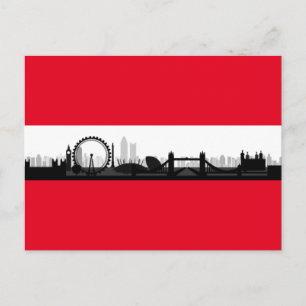 London England City Skyline Photo Picture Postcard