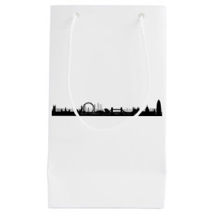 London England City Skyline Theme Small Gift Bag