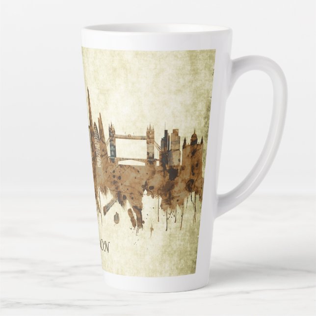 London England Cityscape Latte Mug (Right)