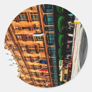 London England Classic Round Sticker