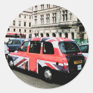 London England Classic Round Sticker