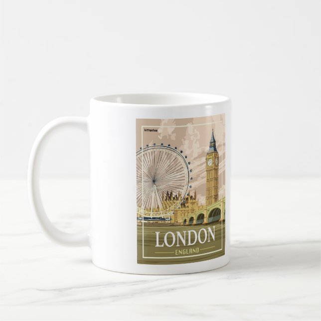 London England Coffee Mug - Size 11oz (Left)