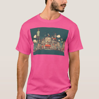 London England Dreamcore Skyline Cityscape friend T-Shirt