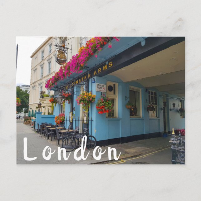 London England Great Britain Pub Architecture Postcard (Front)