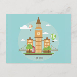 London England Great Britian Postcard
