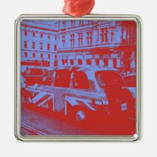 London England Metal Tree Decoration