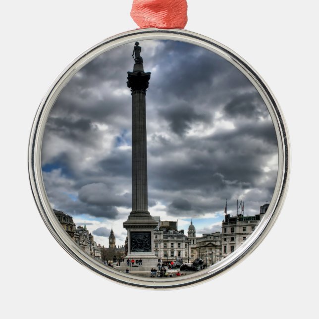 London England Metal Tree Decoration (Front)