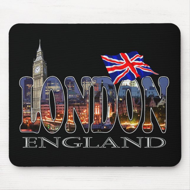 London England Mouse Mat (Front)