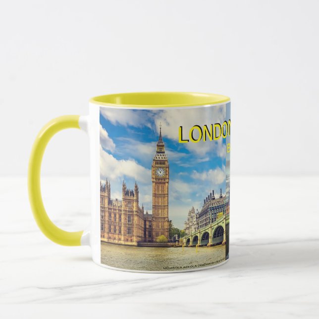 LONDON, ENGLAND MUG BY MOJISOLA ADEOLA GBADAMOSI (Left)