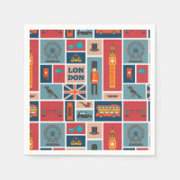 London, England Napkins