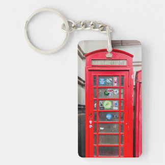 London England Phone Box Photo Key Ring