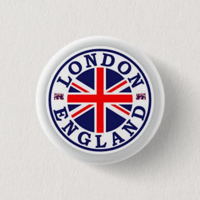 LONDON ENGLAND PIN BADGE UNION JACK (Front)