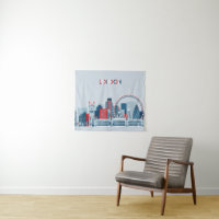 London, England | Red, White and Blue Skyline