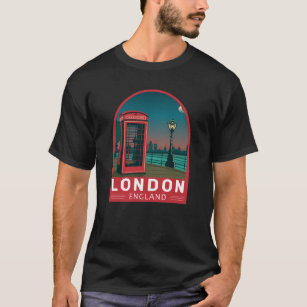 London England Retro Travel Art Vintage  T-Shirt