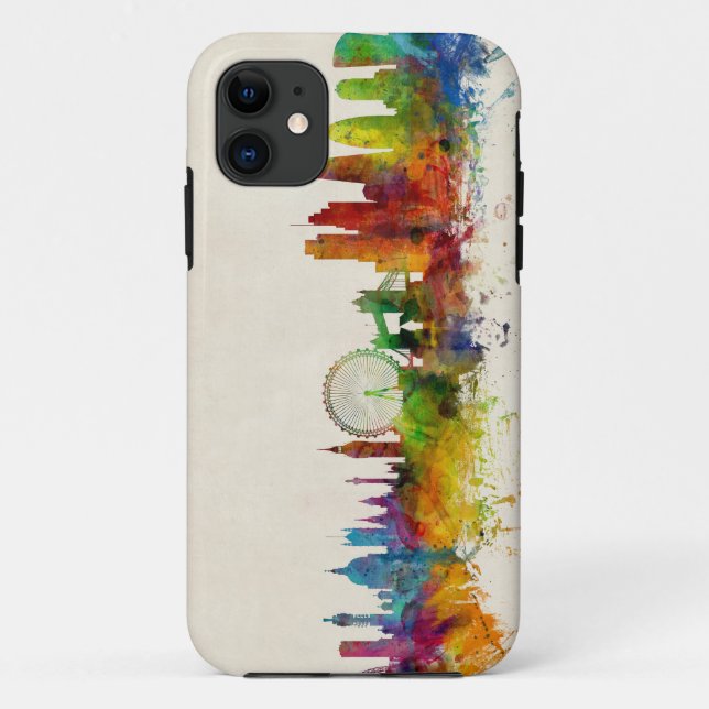 London England Skyline Case-Mate iPhone Case (Back)