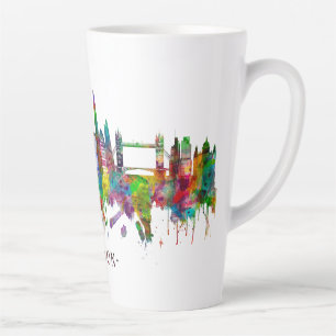 London England Skyline Latte Mug
