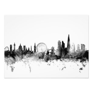 London England Skyline Photo Print