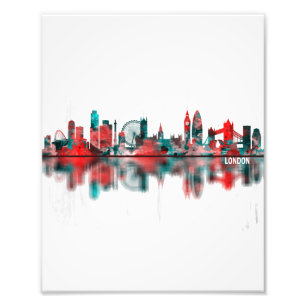 London England Skyline Photo Print