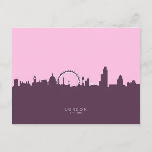 London England Skyline Postcard